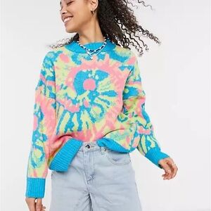 ASOS tie dye sweater